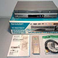 Sharp DV-RW370S VHS DVD recorder Hi-Fi COME NUOVO