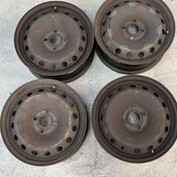 4 Cerchi ferro usati Opel Fiat Grande Punto  15