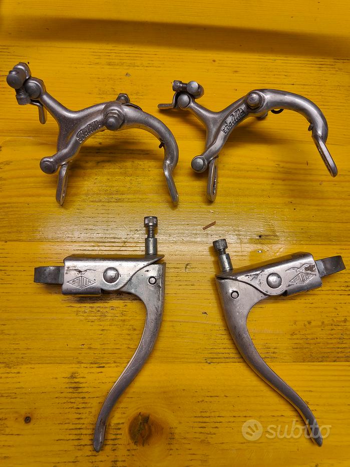 Leva Freno Bici Bambini - Acciaio Zincato, Stile Vintage, Per Manubri 22.2-23.8mm - Foto 4