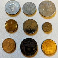 Lotto vecchie monete lire italiane 