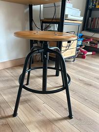 Sgabello Kullaberg ikea legno e ferro