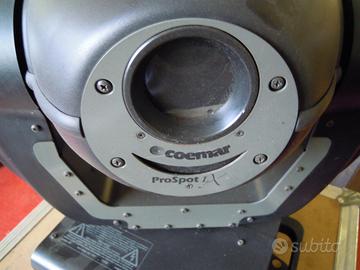 luci fari discoteca live dmx testa mobile coemar