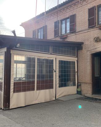 Gazebo 6x5 mt in Legno con Chiusure
