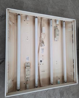 Lampada controsoffitto plafoniere 60x60 neon