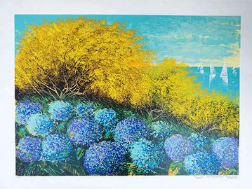 Mario Soave la regata serigrafia