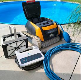 Dolphin E25 robot da piscina con carrello