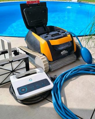 Dolphin E25 robot da piscina con carrello
