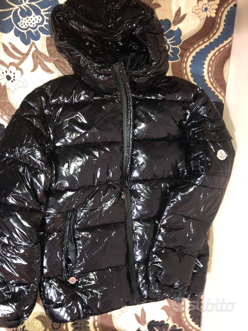 bomber moncler nero lucido uomo