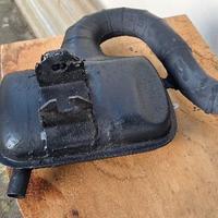 Marmitta megadella slx 8 coni  per vespa px 200
