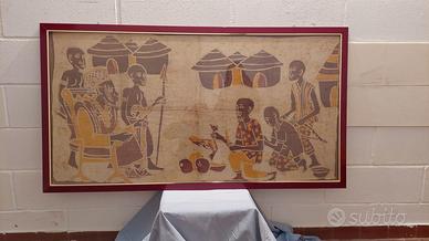 TRE QUADRI ARTE AFRICANA