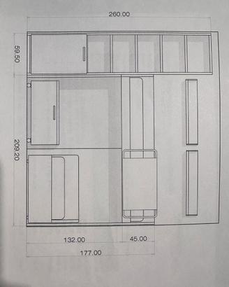 cameretta doppia ragazzi