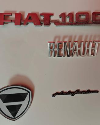 Logo Pininfarina  Fiat 1100 Renault Autobianchi 
