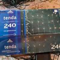 Minilucciole - luci natale - tenda 240 luci