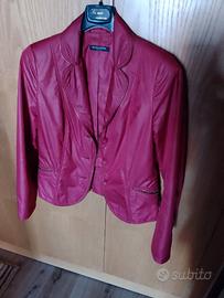 Giacca donna rossa