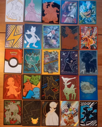 Pokemon Lotto Collezione Sleeves Foderine.