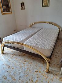 Letto matrimoniale ottone LIPPARINI