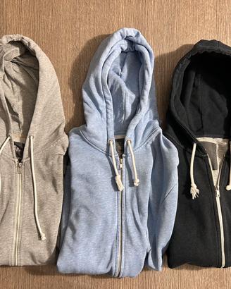 3 Felpe con cappuccio H&M originali taglie M-L