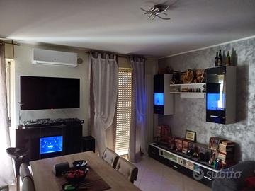 Mobiletto vetrina a LED blu