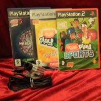 Telecamera per PlayStation 2 con 3 giochi