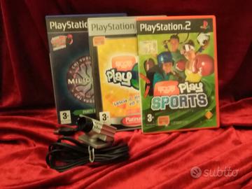 Telecamera per PlayStation 2 con 3 giochi