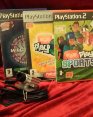 Telecamera per PlayStation 2 con 3 giochi
