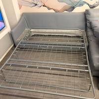 Divano letto extra large ecopelle