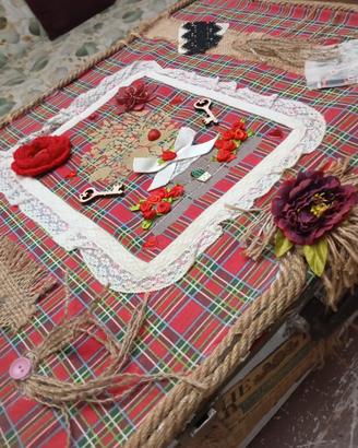 valigia in stile arte vintage anni 60  