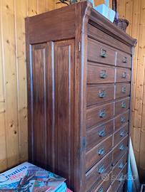 Schedario classificatore rovere anni ‘20