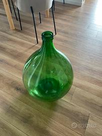 Damigiana vetro verde