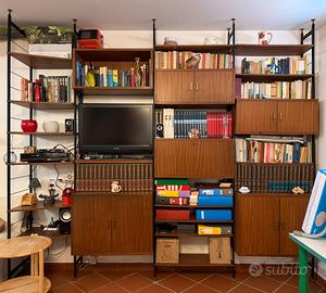 Libreria Teak anni 60