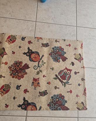 Tappeto antiscivolo 54x120 soggetto Gufi