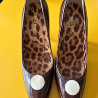 Scarpe Decollete in vero cuoio tg 37,5