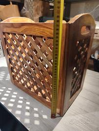 Cassetta in legno da ingresso - portaombrelli