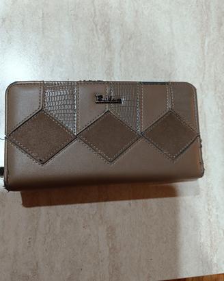 Portafogli Eslcc donna beige/marrone.