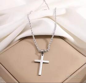 COLLANA TENNIS CROCE + BOX COFANETTO 
