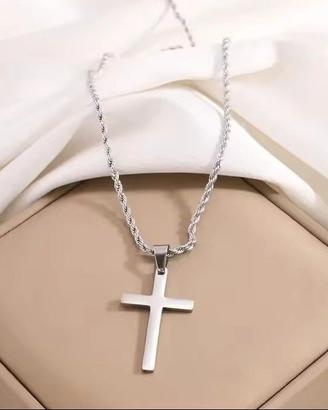 COLLANA TENNIS CROCE + BOX COFANETTO 