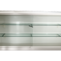 BANCO NEGOZIO / UFFICIO IN ALLUMINIO BIANCO