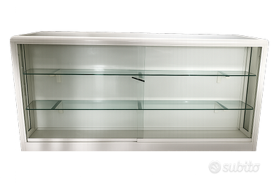 BANCO NEGOZIO / UFFICIO IN ALLUMINIO BIANCO