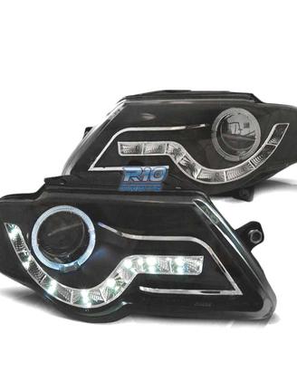 FARI DAYLIGHT OCCHI ANGEL VOLKSWAGEN VW PASSAT B6 