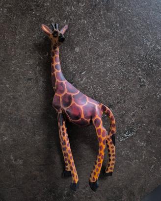 Giraffa in legno 