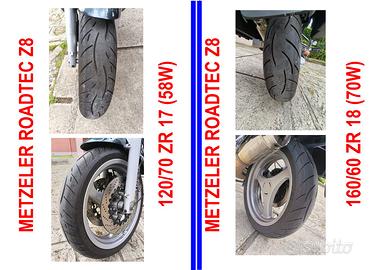 Gomme 120/70 zr 17 - 160/60 zr 18