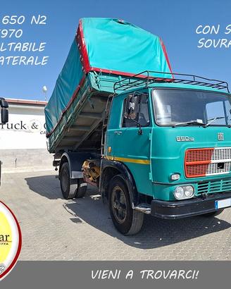 FIAT 650 N2-1970-CASSONE RIBALTABILE TRILATERALE