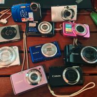 Lotto fotocamere  Nikon Canon fuji Samsung