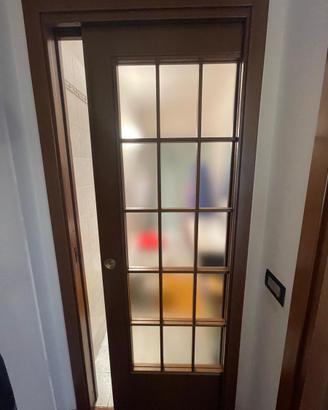 5 porte in legno+ vetro