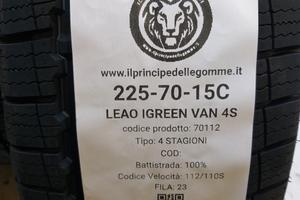2 GOMME 225 70 15C LEAO A70112