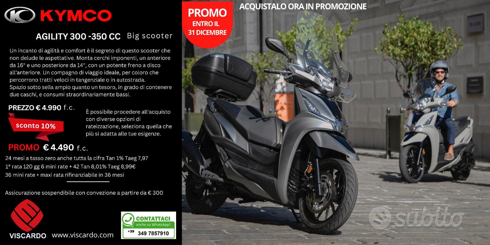 Subito - Viscardo Motoweb24 - Kymco Agility 350 - Moto e Scooter In vendita  a Caserta