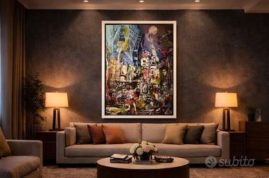 Quadro Pop Art 60x80 Esposto Montecarlo