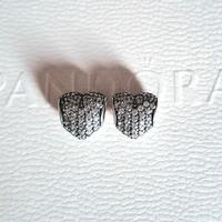Pandora Coppia Cuori x2 charms Zirconi Pavè 