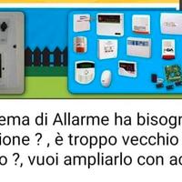 #MANUTENZIONE E RIPARAZIONE ALLARMI CIA-HILTRON #