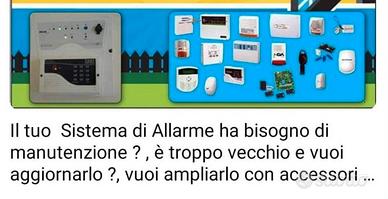 #MANUTENZIONE E RIPARAZIONE ALLARMI CIA-HILTRON #
